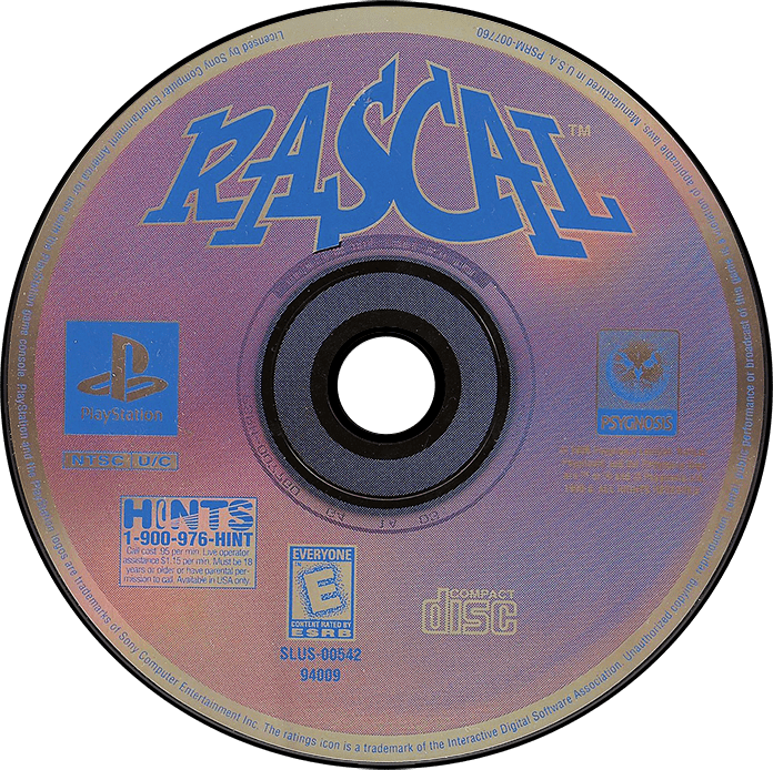 Rascal media 7 for Playstation